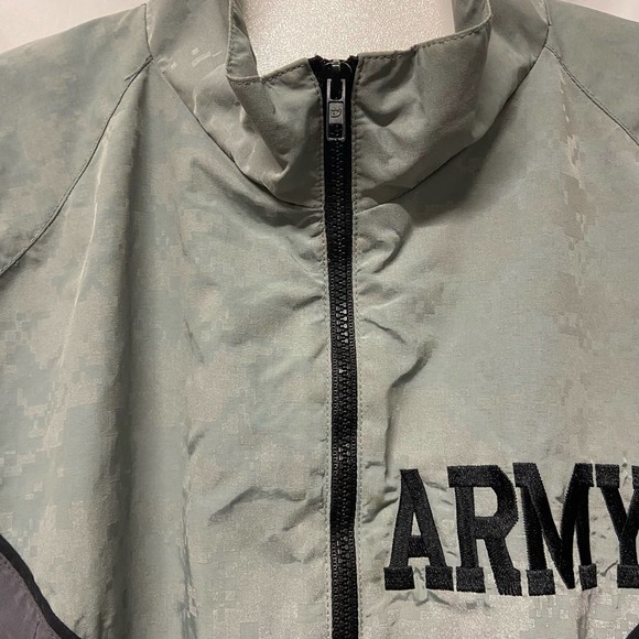 JWOD Skilcraft Jacket Windbreaker Army Medium Short Nylon Reflective XL? - Picture 5 of 10